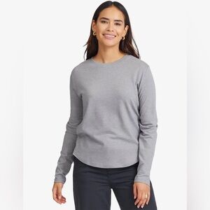 Allbirds Women's Soft Merino Long Sleeve Tee in Grey